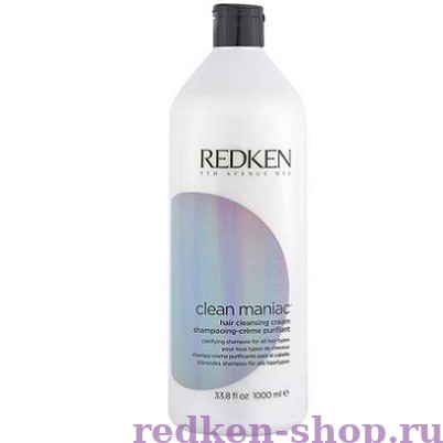 Redken Clear Maniac Hair Cleansing Cream Shampoo       1000 