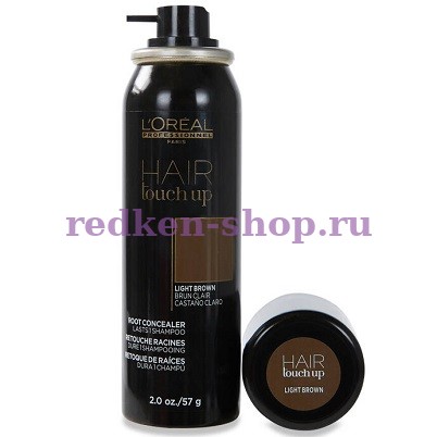 Хэйр Тач ап профессиональный прикорневой консилер для волос светло-коричневый лореаль 50 мл