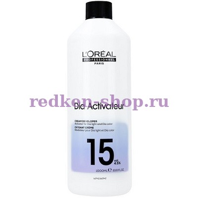 ЛОРЕАЛЬ ДИА Оксидент Dia Activator 4,5% (15 vol), 1000 мл ЛОРЕАЛЬ ДИА Оксидент Dia Activator 4,5% (15 vol), 1000 мл