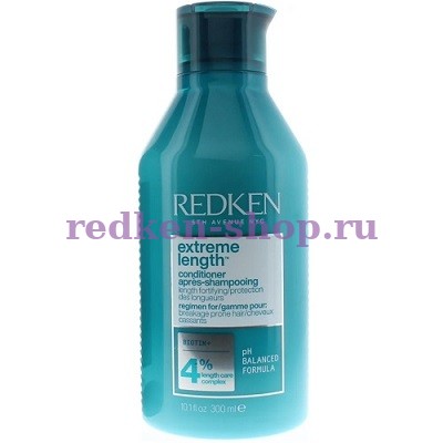 Redken Extreme Length кондиционер c биотином для всех типов поврежденных волос 300 мл Redken Extreme Length кондиционер c биотином для всех типов поврежденных волос 300 мл