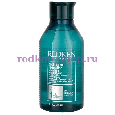 Redken Extreme Length шампунь c биотином для всех типов поврежденных волос 300 мл Redken Extreme Length шампунь c биотином для всех типов поврежденных волос 300 мл